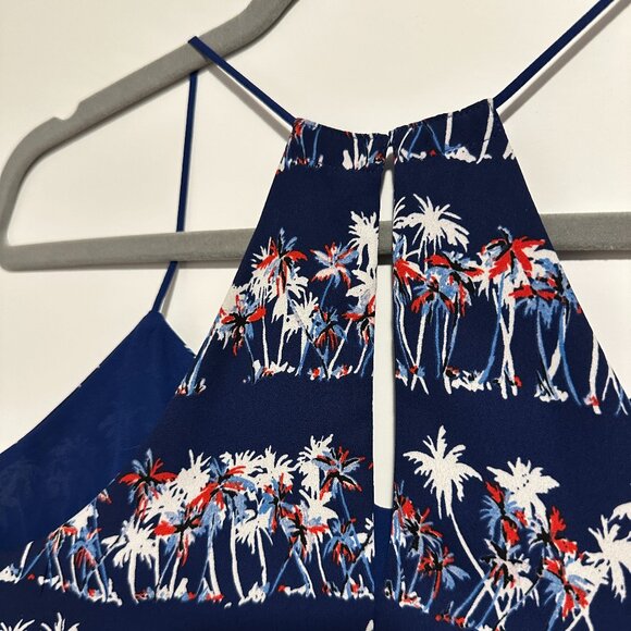 Express Barcelona Reversible Tank Top Tropical Palm Trees XS - Picture 6 of 7